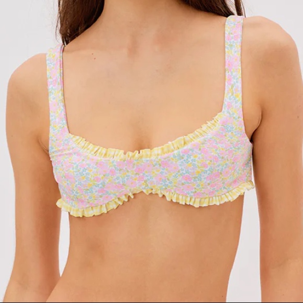 For Love and Lemons: Lotus bikini top